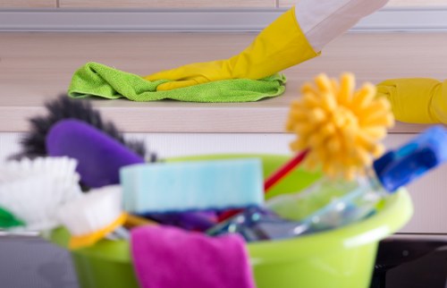 Office cleaning service for a Barnes business property