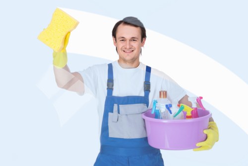 Local cleaners maintaining a retail premises in Barnes