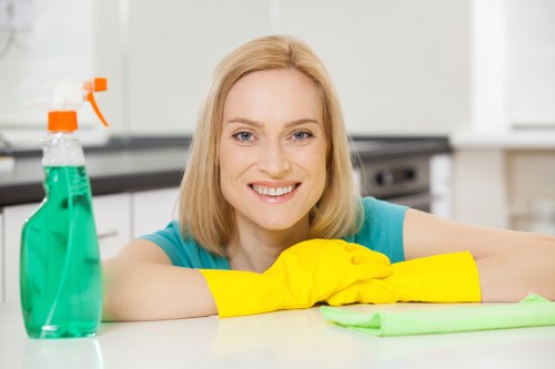 Local technician treating pet urine odour in a Barnes property