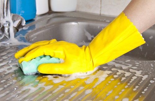 Local Barnes cleaner preparing a home for regular domestic cleaning