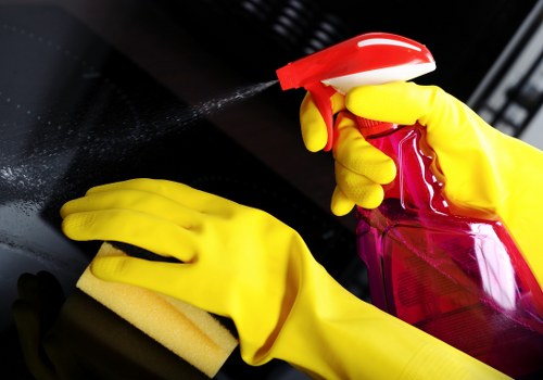 Detailed bathroom cleaning service for a Barnes property with tiles and fixtures
