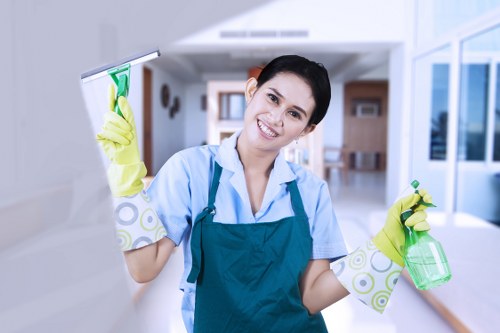 Regular workplace cleaning service for a Barnes business