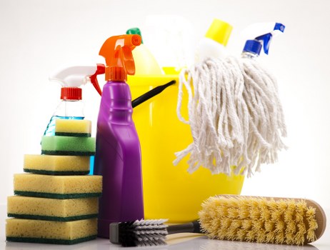 End of tenancy cleaning team working in a Barnes apartment